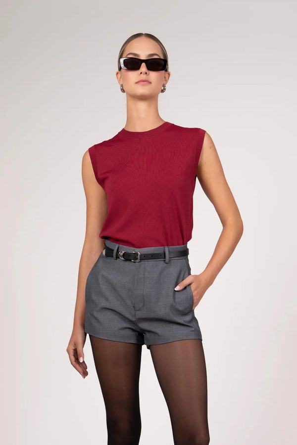 Parentezi - Mila Knit Top - Bordeaux