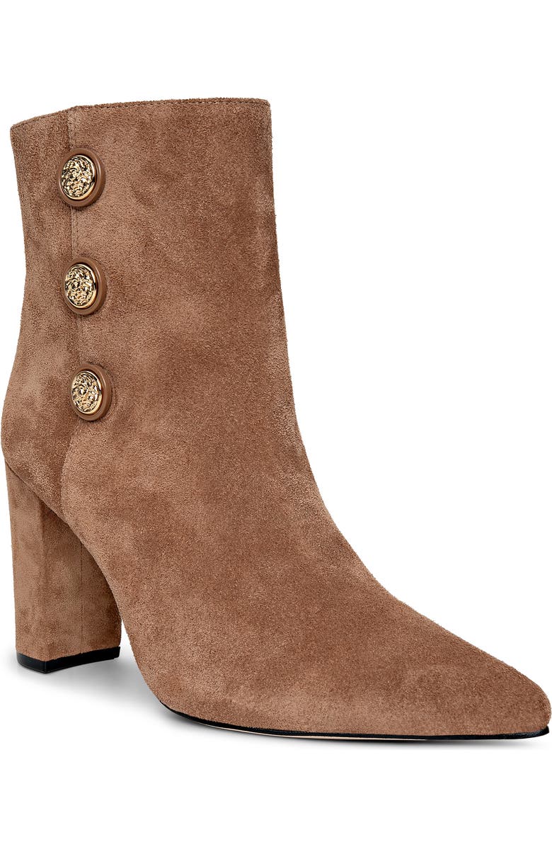 L’agence - Theodora II Studded Boots - Sand Suede