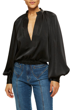 Ramy Brook - Nevada Puff Sleeve Blouse - Black