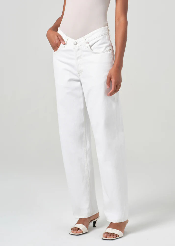 Agolde - V-Waist Baggy - Milkshake