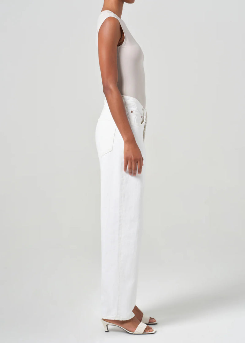 Agolde - V-Waist Baggy - Milkshake