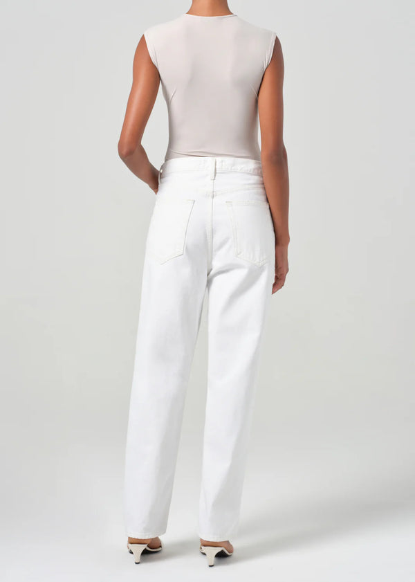 Agolde - V-Waist Baggy - Milkshake