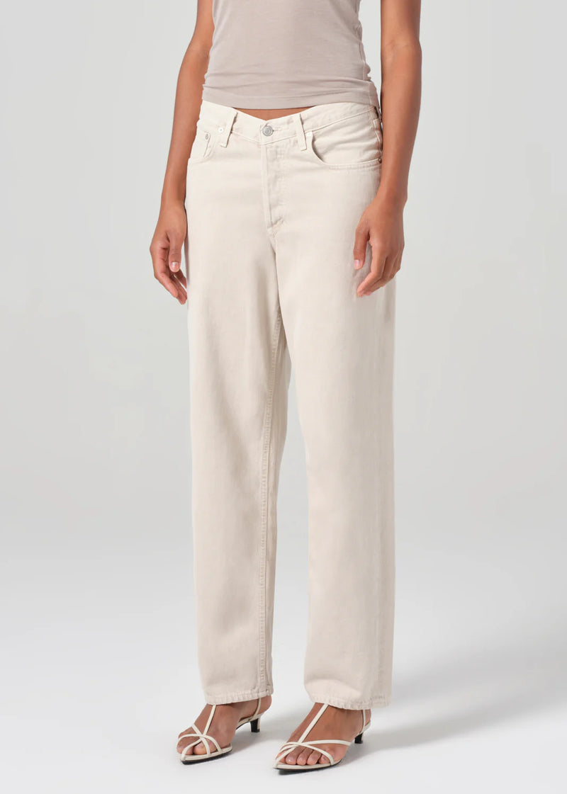 Agolde - V-Waist Baggy - Scone