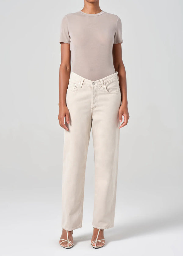 Agolde - V-Waist Baggy - Scone