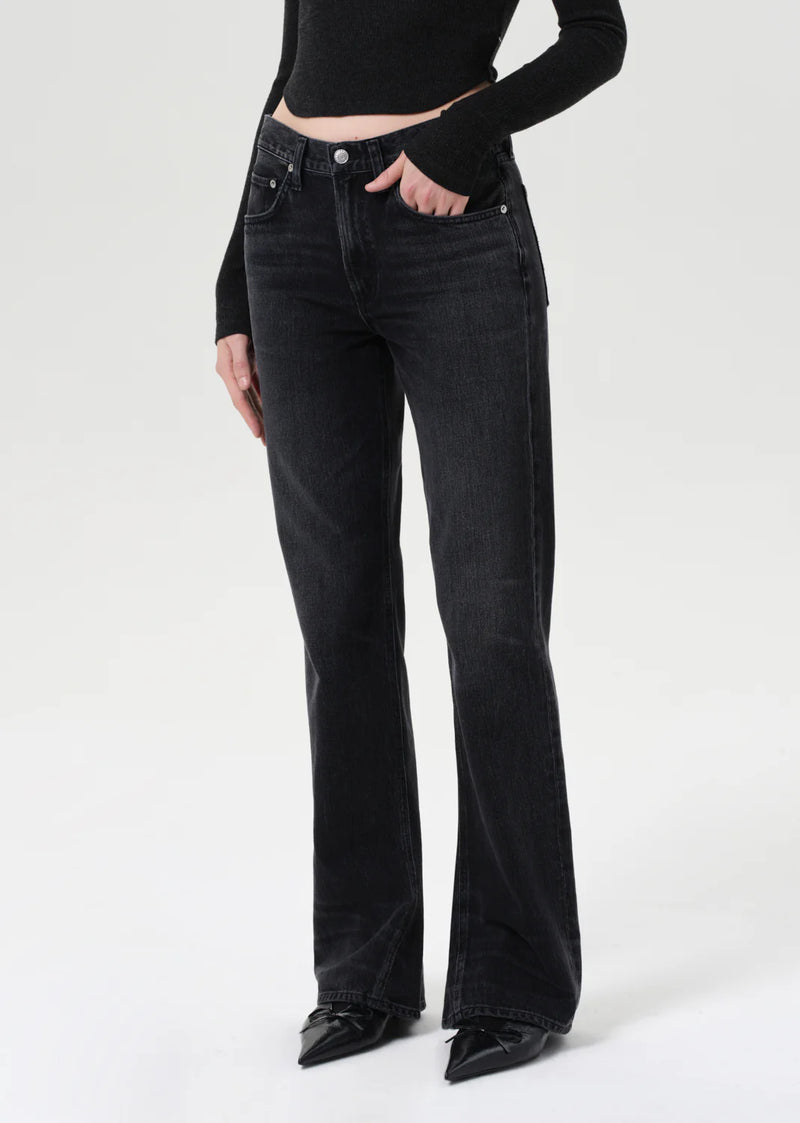 Agolde - Mid Rise Kick Boot - Obscure