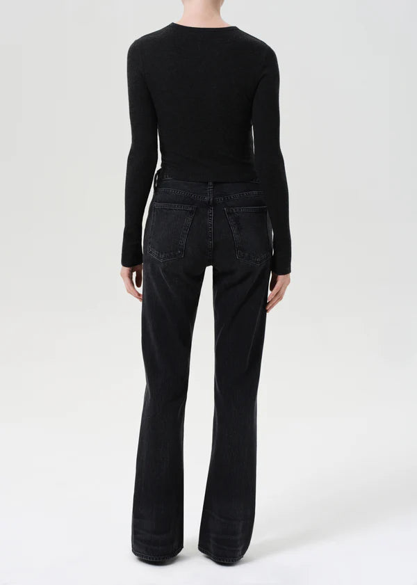 Agolde - Mid Rise Kick Boot - Obscure