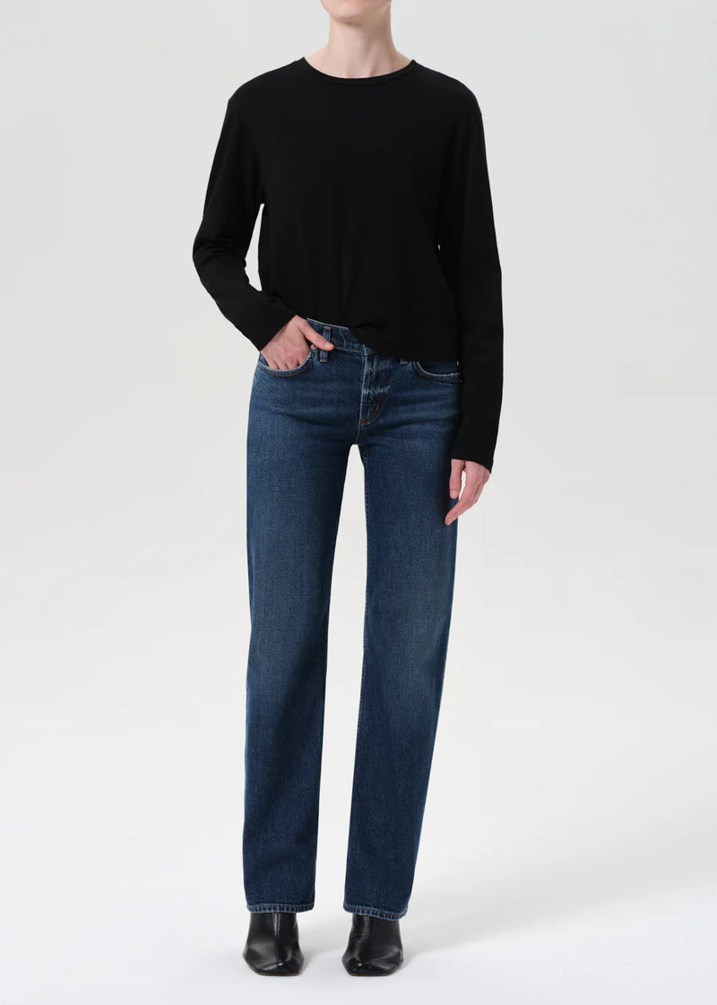 Agolde - Low Rise Slim Jean (Stretch) - Slick