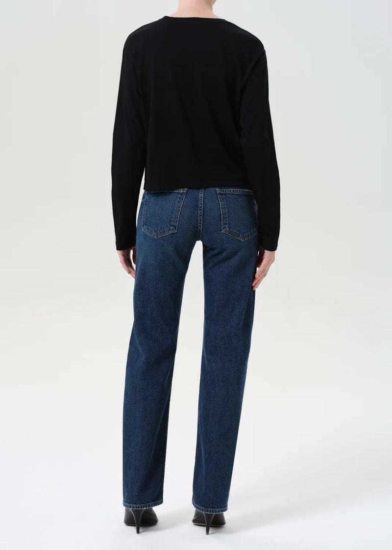 Agolde - Low Rise Slim Jean (Stretch) - Slick