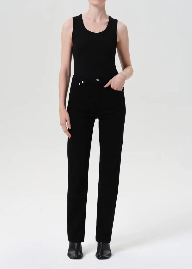 Agolde - 90's Pinch Waist High Rise Straight Long (Comfort Stretch) - Cover