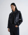 Agolde - Nahla Cropped Jacket - Navy