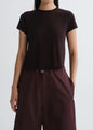 Agolde - Adine Shrunken Tee - Ristretto