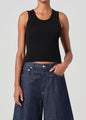 Agolde - Shrunken Poppy Tank - Black