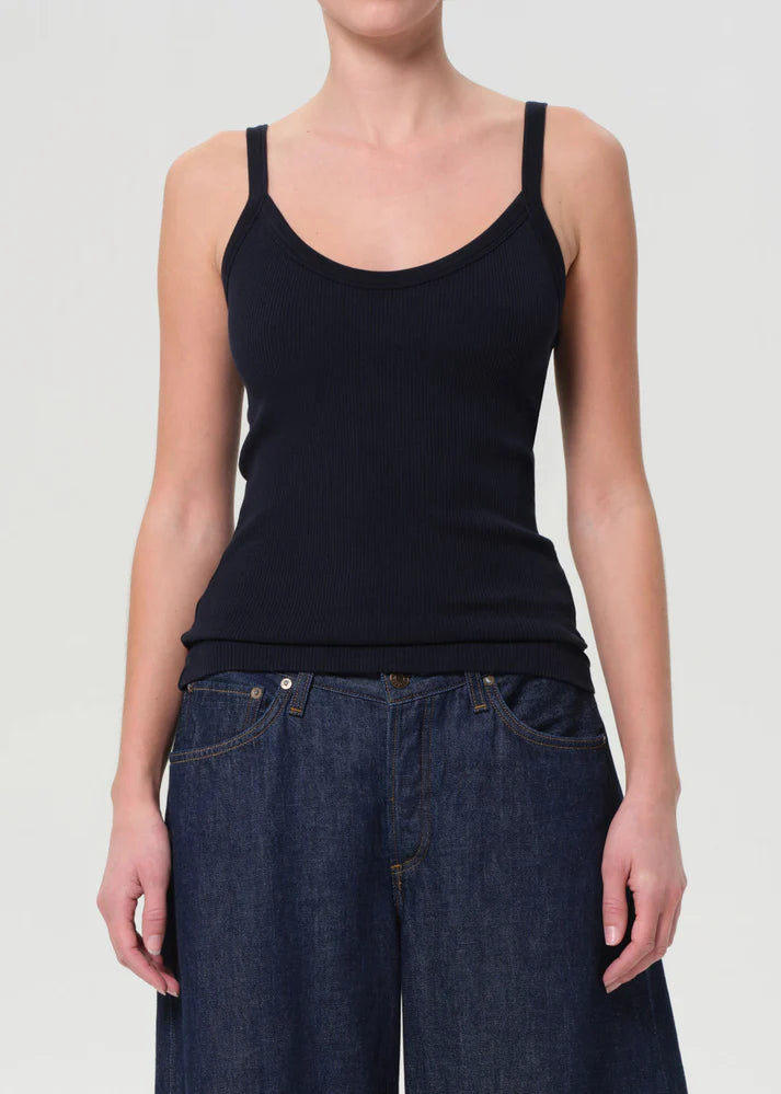 Agolde - Jordan Tank - Mirage (Dark Navy)