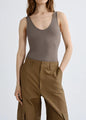 Agolde - Tora Tank Bodysuit - Mink