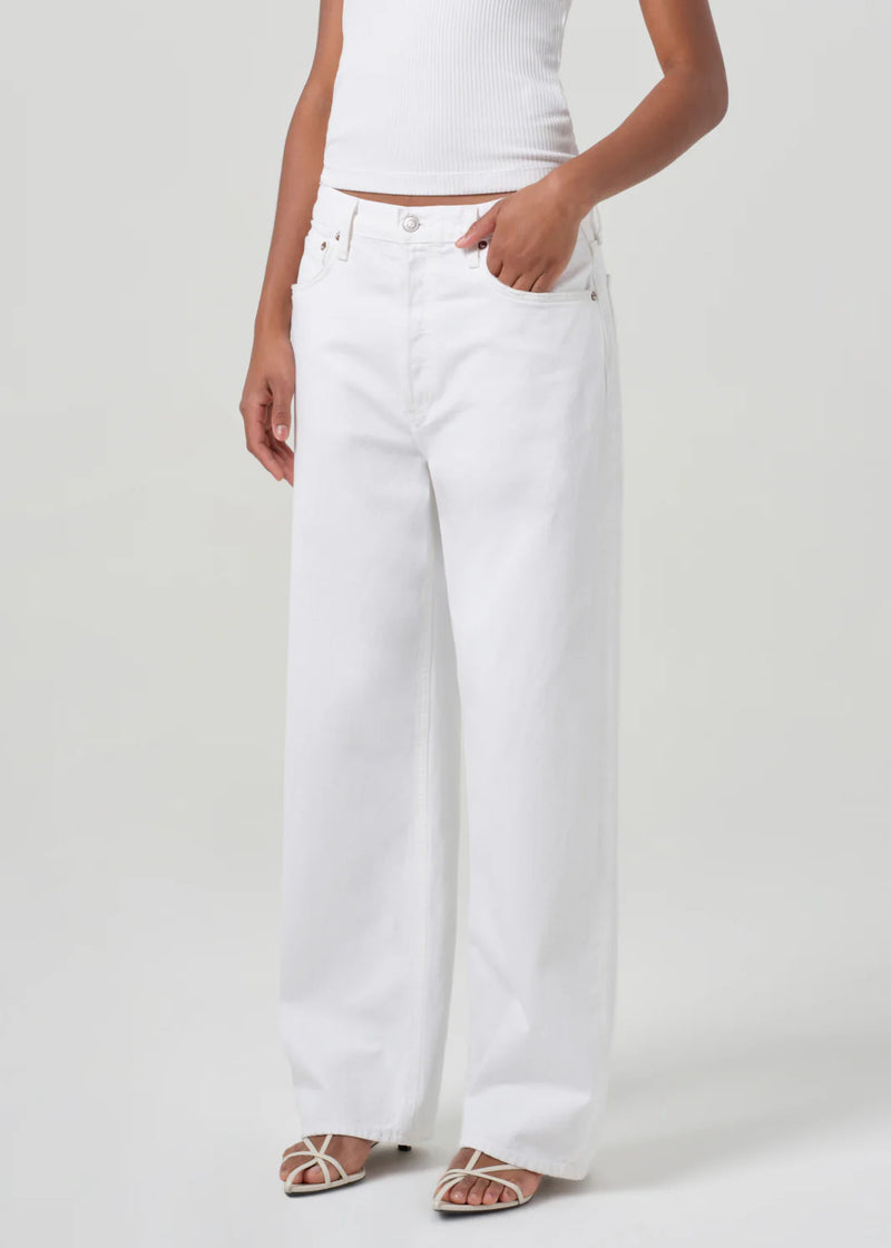 Agolde - Low Slung Baggy - Milkshake