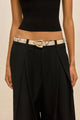 Cult Gaia - Ailani Swivel Belt - Faded Python