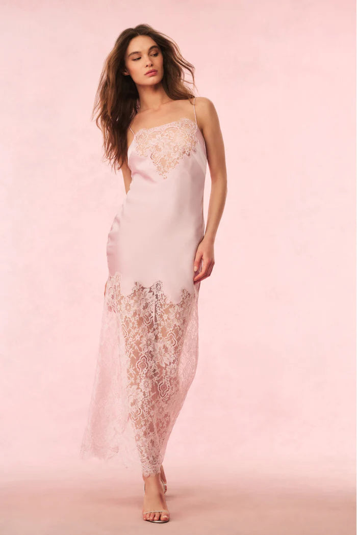 knee length dresses for ladies Magnolia lace dress with silk slip lining – Lisa The Label