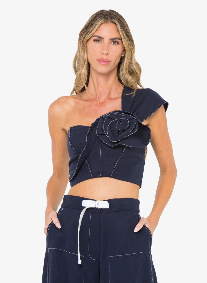 Just Bee Queen - Blaire Top - Navy