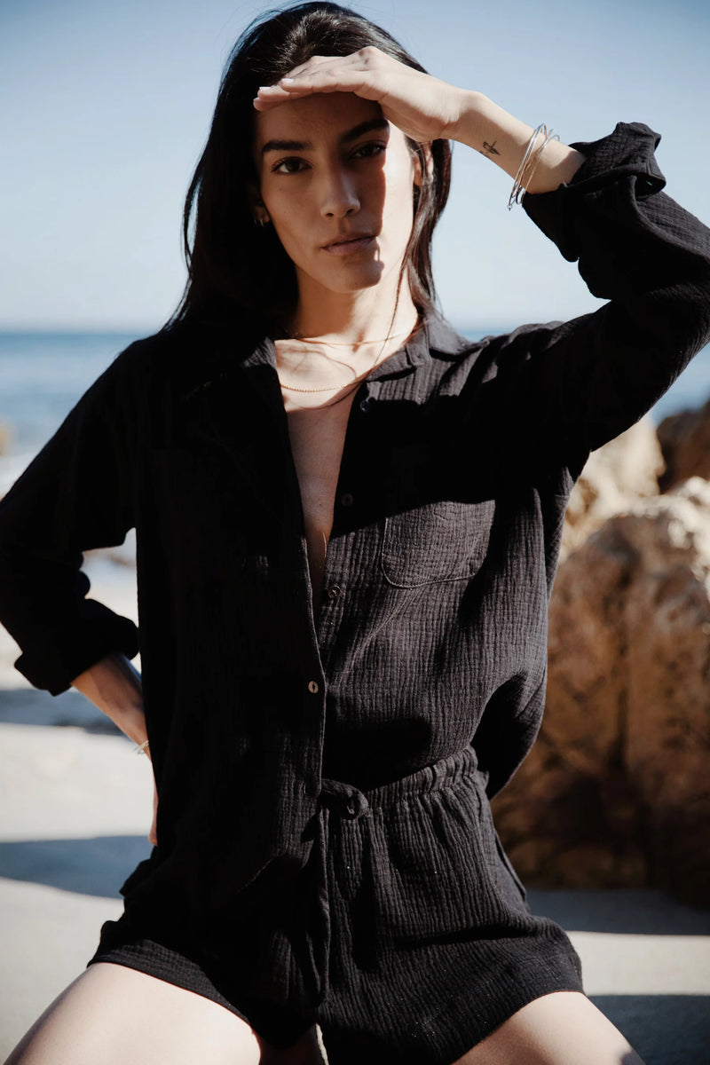 Stillwater - Double Gauze Favorite Shirt - Black