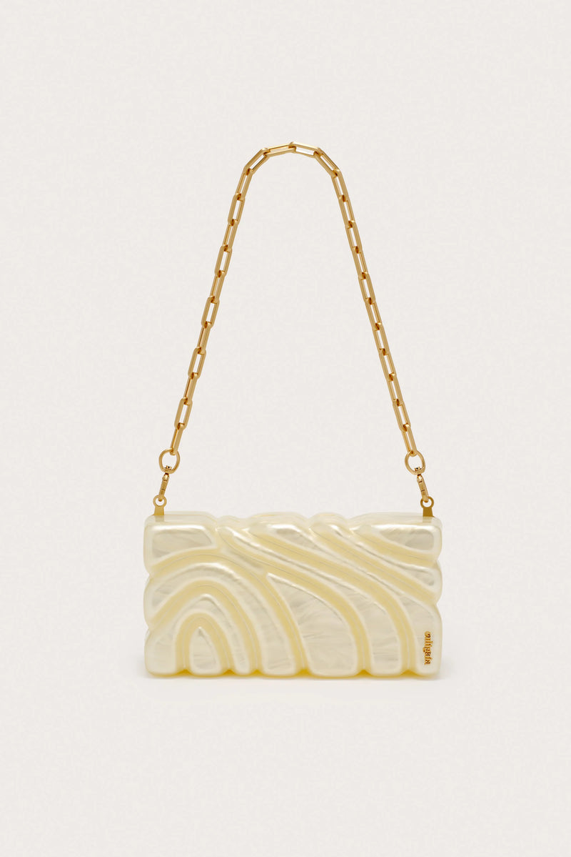 Cult Gaia - Aura Clutch - Ivory