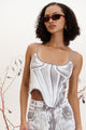 MILA DENIM PRINT TANK TOP