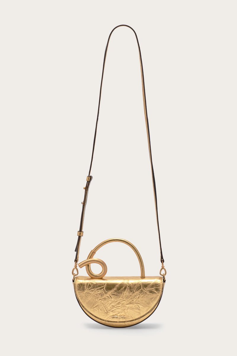 Cult Gaia - Azariah Nano Crossbody Handbag - Brass