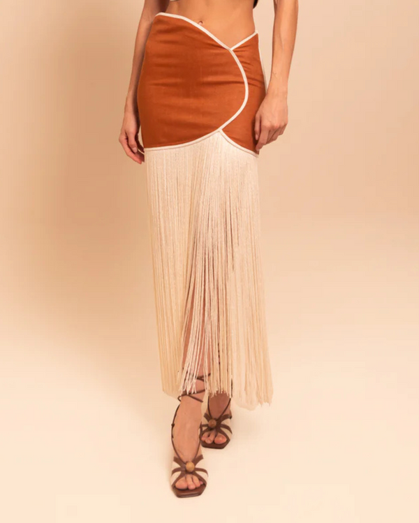 Azulu - Joelle Skirt - Cognac