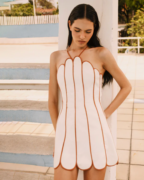 Azulu - Lenny Dress - Ecru
