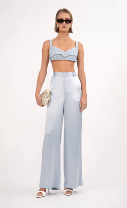 Nonchalant - Esme Pant - Sky Blue