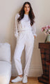 Generation Love - Winnie Lace Combo Jogger - White