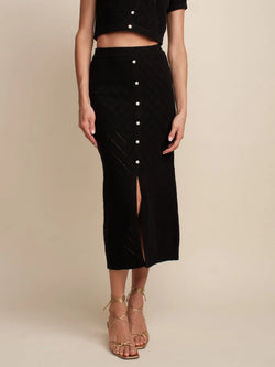 Hevron - Mia Skirt - Black