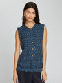 Autumn Cashmere - Long Tweed Vest W/ Fringe - Multiple Colors