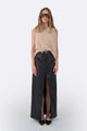Parentezi - Anna Maxi Skirt - Faux Leather Black