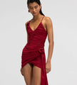Maygel Coronel - Massa One-Piece Swimsuit - Carmesi