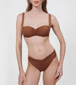 Maygel Coronel - Guandú Two-Piece - Cocoa Brown