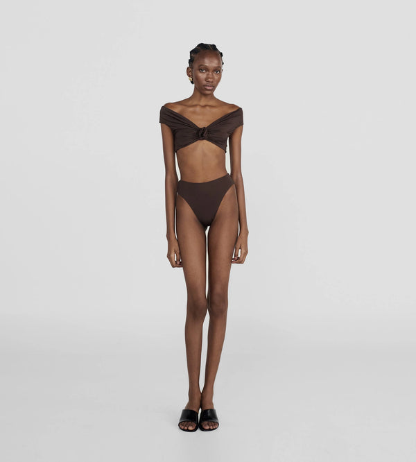 Maygel Coronel - Sauco Two-Piece - Brown