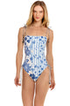Aguabendita - Posh Batik One Piece Swimsuit - Multicolor