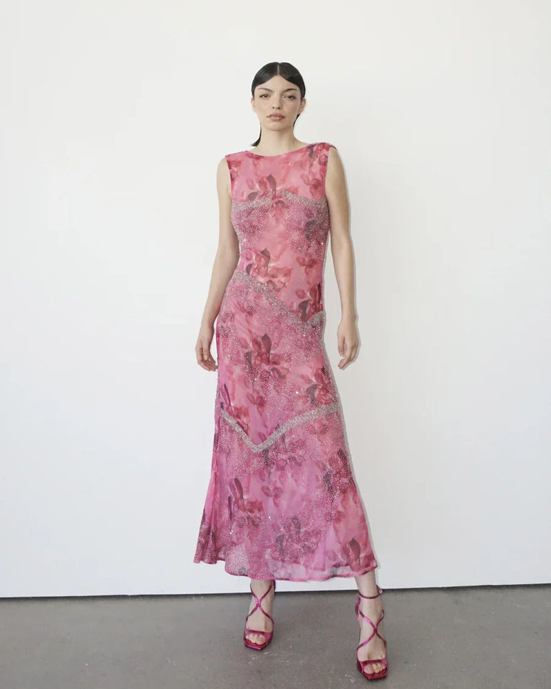 Oceanus - Bea Hand Beaded Dress Oceanus - Bea Hand Beaded Dress