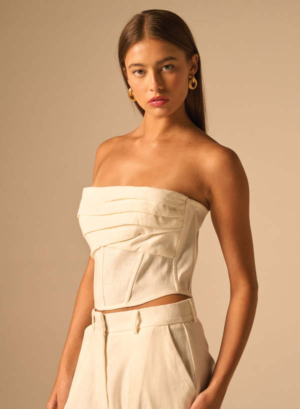 JBQ - Bellucci Top - Ecru