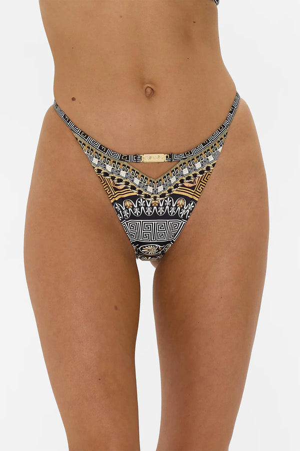 Camilla - Pant With Cut Out And Trim - Temples Of Dendara