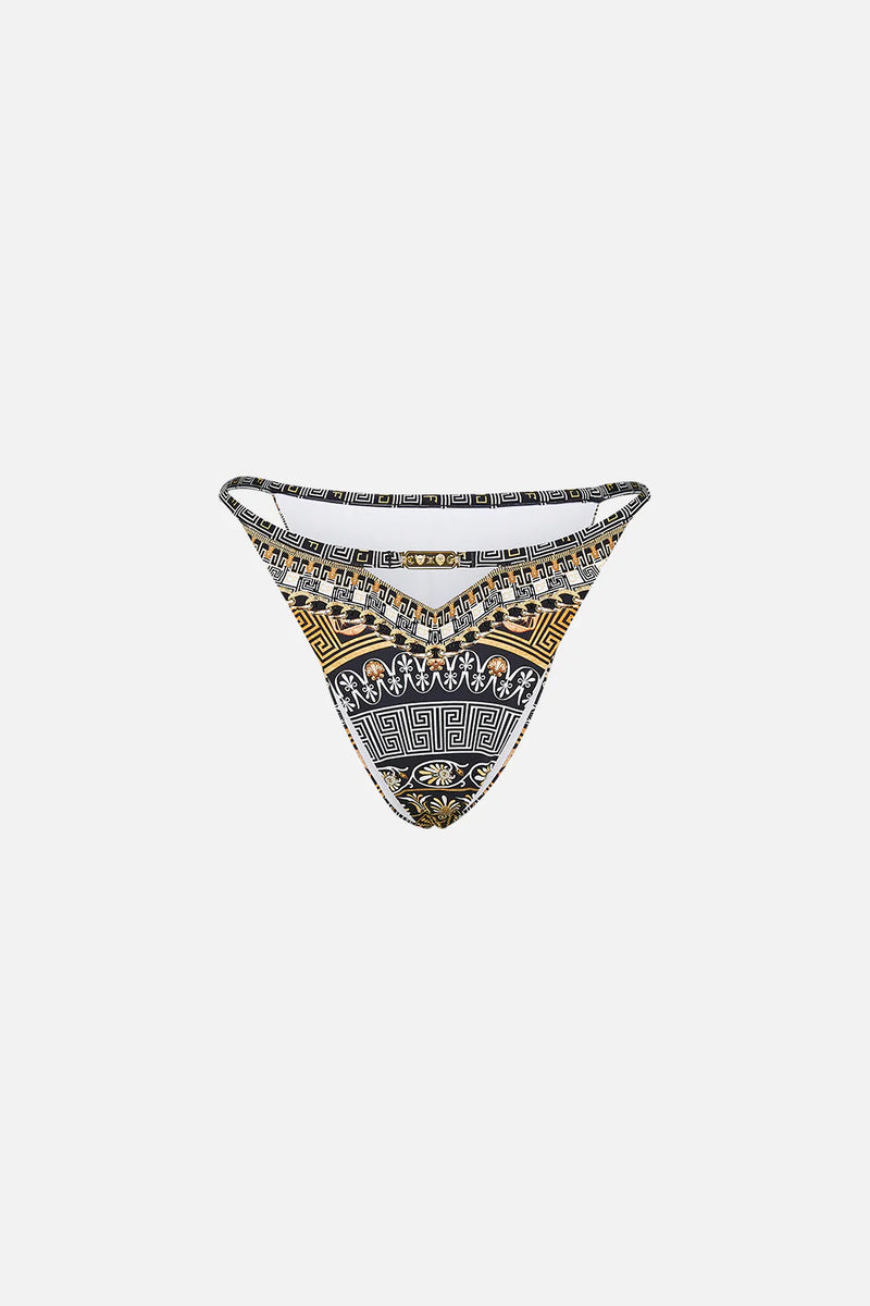 Camilla - Pant With Cut Out And Trim - Temples Of Dendara
