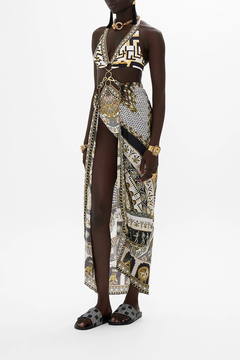 Camilla - Long Sarong with Clip - Temples Of Dendara