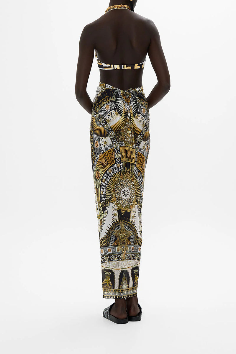 Camilla - Long Sarong with Clip - Temples Of Dendara