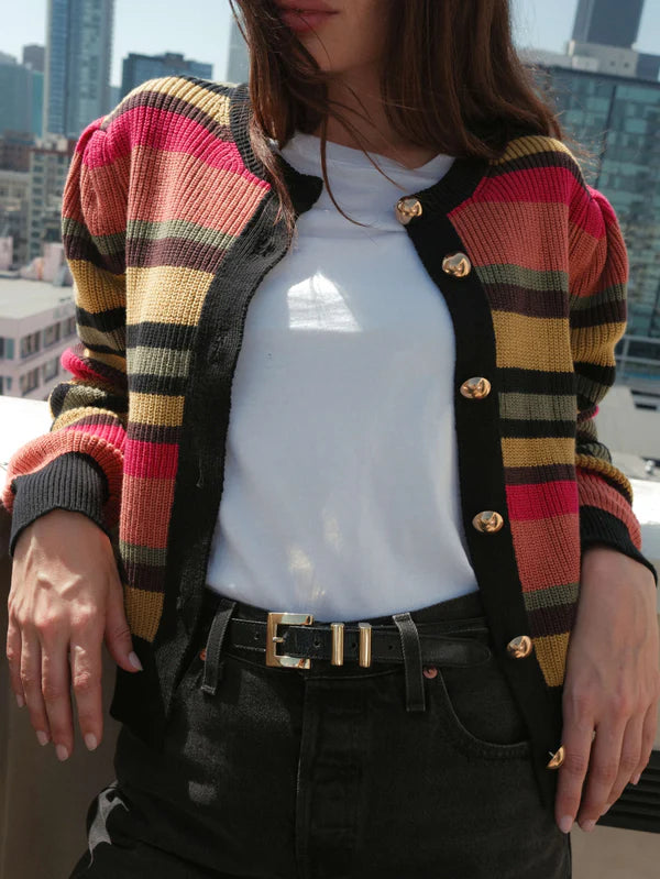 Nation LTD - Carmela Cardigan - Vintage Stripe