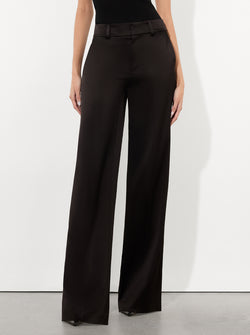 Alice + Olivia - Keaton H/R Straight Trouser - Black