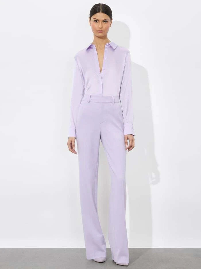 Alice + Olivia - Brady Slim Button Down - Lilac