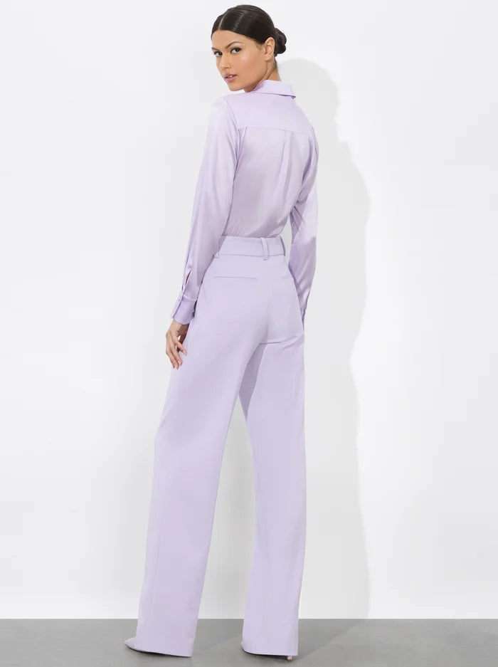 Alice + Olivia - Brady Slim Button Down - Lilac
