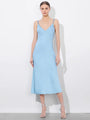 Alice + Olivia - Kiro V-neck Slip Dress - Mineral Blue