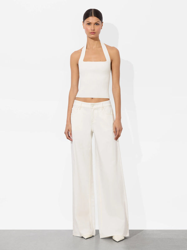 Alice + Olivia - Celly Halter Tank - Soft White
