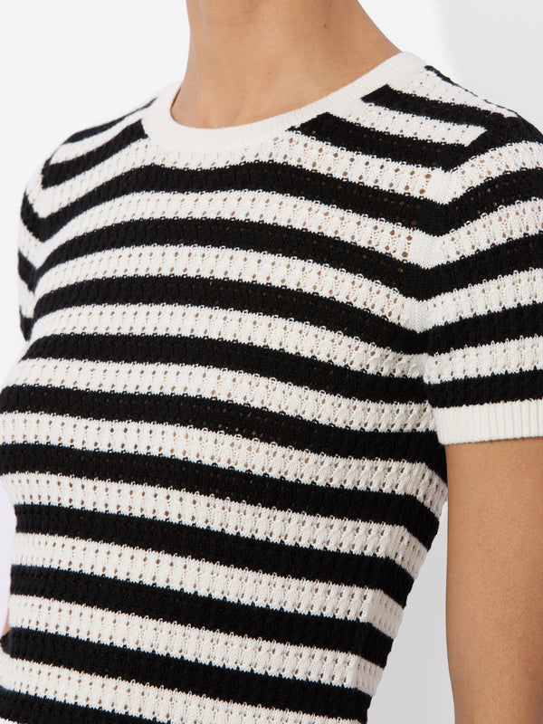 Alice + Olivia - Ciara Pullover - Soft White/True Blue